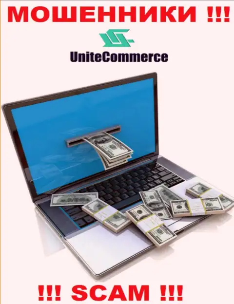 Погашение процента на Вашу прибыль - это очередная хитрая уловка интернет обманщиков Unite Commerce