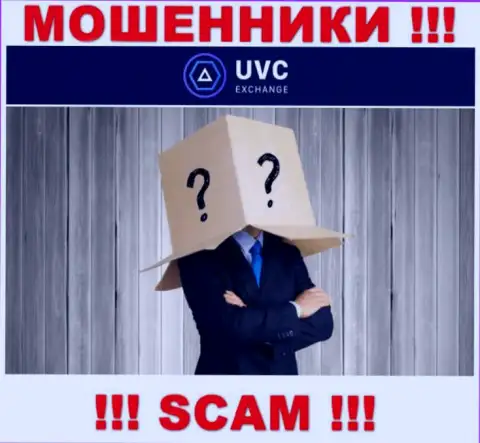 Не работайте с интернет-лохотронщиками UVC Exchange - нет инфы об их прямых руководителях