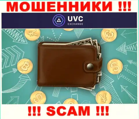 Crypto кошелек - именно в таком направлении оказывают услуги интернет мошенники UVCExchange Com