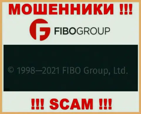 На официальном сайте FIBO Group ворюги указали, что ими руководит FIBO Group Ltd