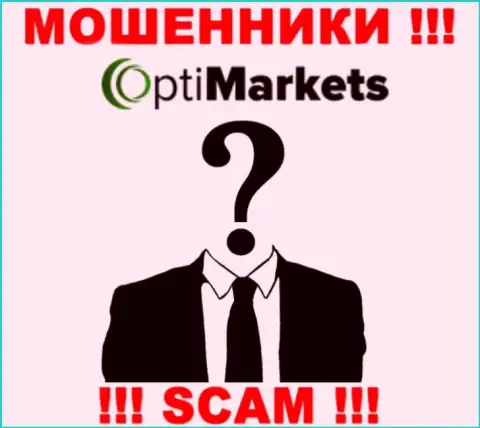 OptiMarket являются internet разводилами, именно поэтому скрывают информацию о своем руководстве