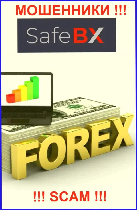 SafeBX - это МАХИНАТОРЫ, сфера деятельности которых - FOREX