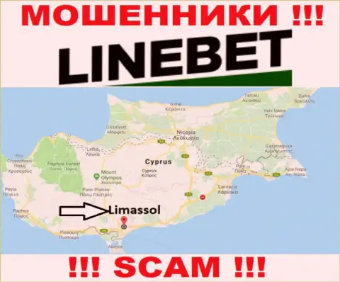 Пустили корни интернет лохотронщики ЛайнБет в оффшоре  - Кипр, Лимассол, осторожнее !!!
