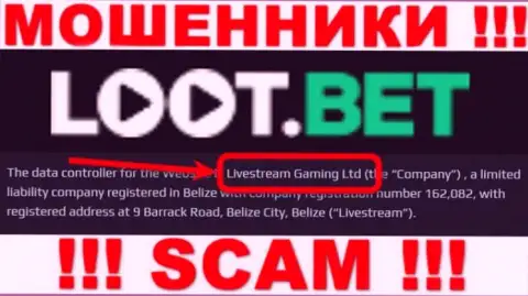 Вы не сумеете уберечь собственные депозиты взаимодействуя с организацией LootBet, даже если у них есть юридическое лицо Livestream Gaming Ltd