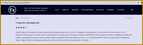 Отзыв реального клиента консалтинговой организации AcademyBusiness Ru на веб-ресурсе fx-otzyvy com