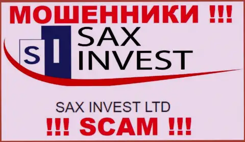Сведения про юр. лицо internet разводил SaxInvest - SAX INVEST LTD, не спасет Вас от их лап