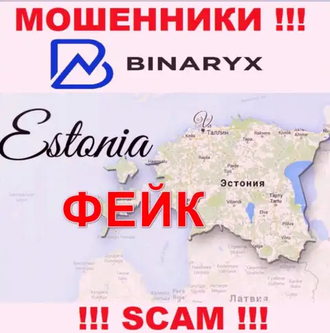 Офшорная юрисдикция компании Binaryx Com у нее на ресурсе предоставлена фейковая, будьте крайне бдительны !!!