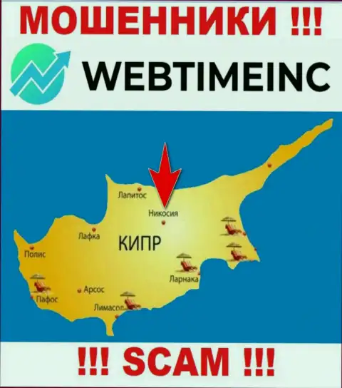 Организация WebTime Inc - это кидалы, базируются на территории Nicosia, Cyprus, а это оффшорная зона