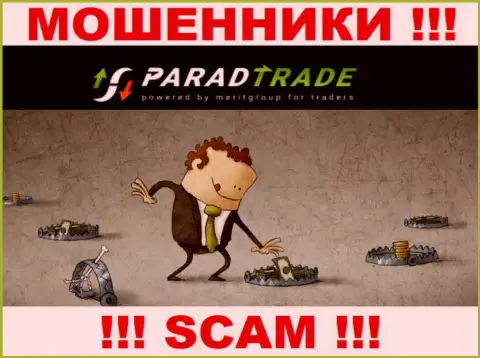 Не взаимодействуйте с интернет-мошенниками Paradfintrades LLC, отожмут все без остатка, что вложите