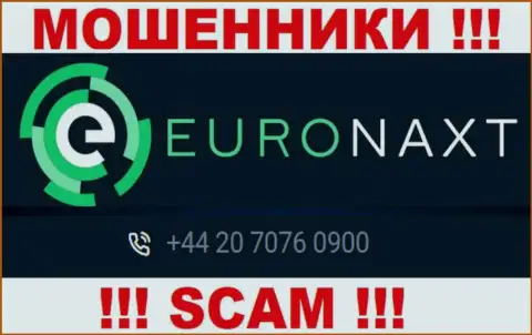 С какого именно номера Вас будут разводить звонари из компании EuroNaxt Com неведомо, будьте бдительны