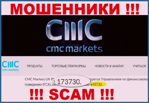 На сайте мошенников CMC Markets хотя и показана лицензия, однако они в любом случае ВОРЫ