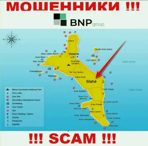 БНП-Лтд Нет базируются на территории - Mahe, Seychelles, избегайте сотрудничества с ними