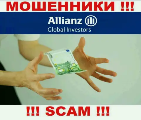 В дилинговой компании Allianz Global Investors требуют заплатить дополнительно налоговые сборы за возврат вложенных денежных средств - не делайте этого