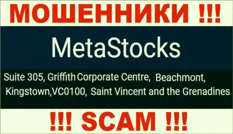 На официальном информационном сервисе MetaStocks представлен адрес этой конторы - Suite 305, Griffith Corporate Centre, Beachmont, Kingstown, VC0100, Saint Vincent and the Grenadines (оффшор)