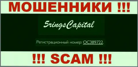 Будьте очень внимательны ! FiveRings Capital дурачат !!! Регистрационный номер этой компании: OC389722