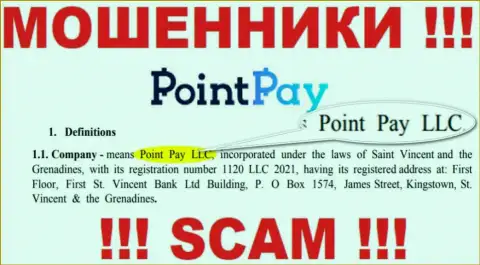 Point Pay LLC - это контора, которая управляет интернет-мошенниками PointPay