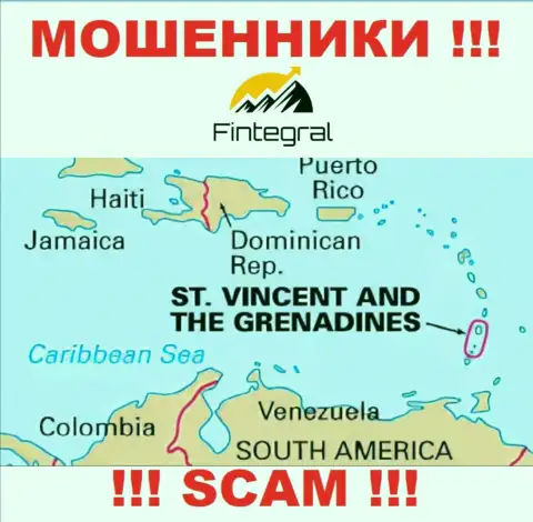 St. Vincent and the Grenadines - именно здесь юридически зарегистрирована незаконно действующая компания Финтеграл