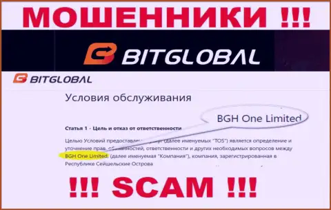 BGH One Limited - это руководство конторы Bit Global