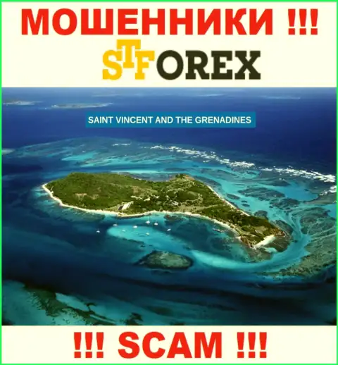 STForex - это internet-жулики, имеют оффшорную регистрацию на территории Сент-Винсент и Гренадины
